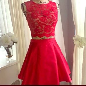 RED HOCO DRESS